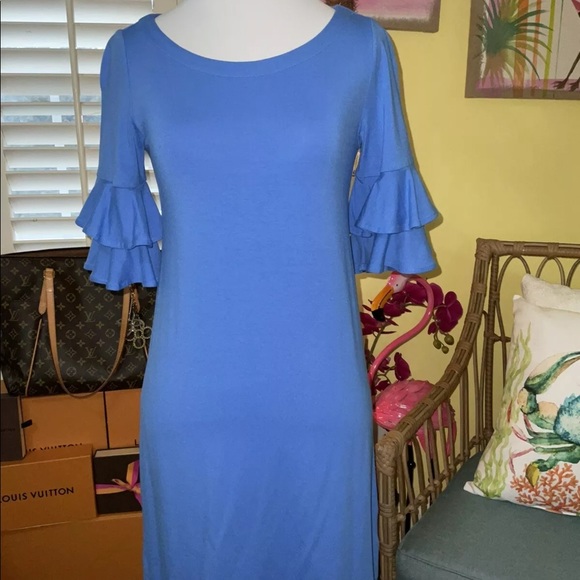 Lilly Pulitzer NWT Lula Dress Costal Blue Size XXS,S - Picture 9 of 11